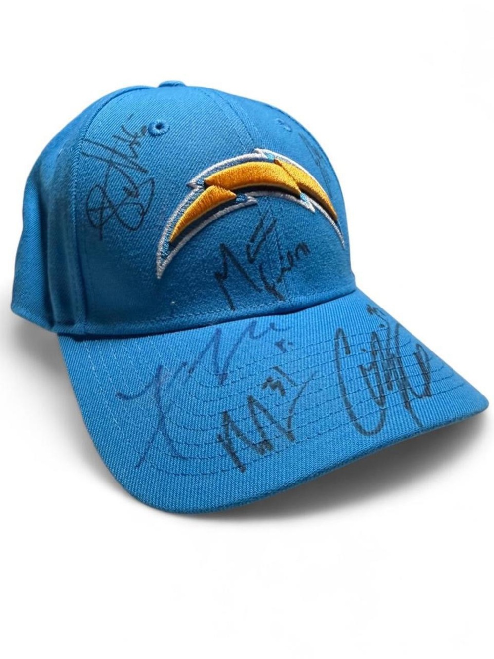 Los Angeles Chargers Autographed New Era 9FORTY Cap One Size Adjustable